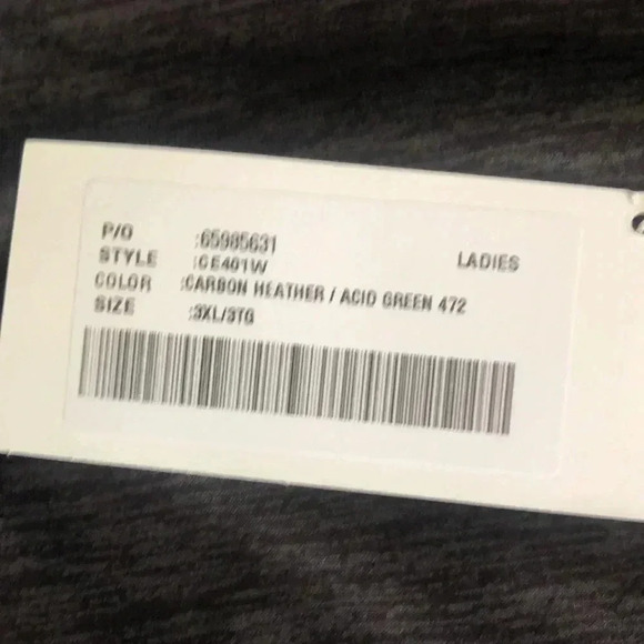 Core 365 plus size 3XL carbon gray heather activewear - Picture 2 of 12